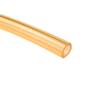 Nycoil 674616 Polyurethane Tubing Transparent Orange 1/4" x 0.125" x 500'