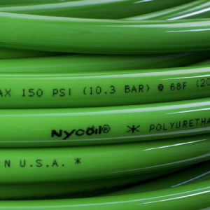 Nycoil 73084 Polyurethane Tubing Green 8 mm x 6 mm x 100'