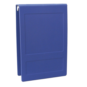 Omnimed 205021-BL 2.5" Top Open Dark Blue Hopsital Grade Tri-Poly Molded Ring Binder with 3 Rings