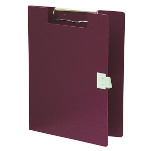 Omnimed 205103-BU 9" x 12.88" x 0.25" Burgundy Covered Plastic Clipboard