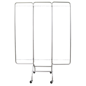 Omnimed 153153 Mobile 3 Panel Room Divider with Wheels