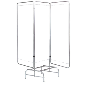 Omnimed 153950 Aluminum 3 Section King Size Room Divider without Wheels