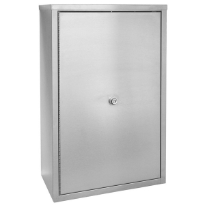 Omnimed 181681 24" x 16" x 8" Double Door Narcotic Cabinet with 4 Shelves