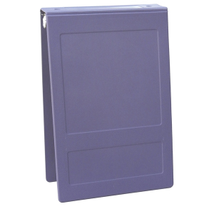 Omnimed 205008-LL3 2" Top Open Lilac Hospital Grade Tri-Poly Molded Ring Binder