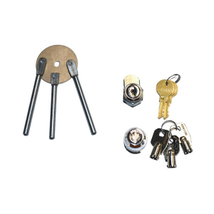 Omnimed 181602-2 Replacement Lock Kit for Narcotic Cabinets 181501