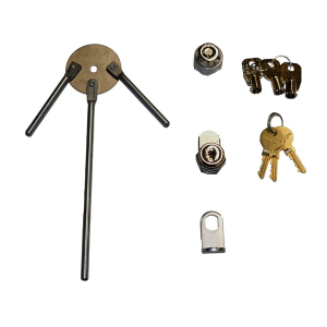 Omnimed 181602-3 Replacement Lock Kit for Narcotic Cabinets 181502