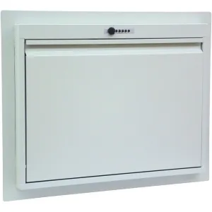 Omnimed 291478-LG 25"H X 31.75"W X 6"D Light Gray Recessed Informatics Work Station