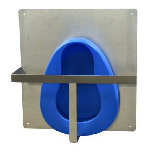 Omnimed 303013 16"W x 17"H x 5.25"D Stainless Steel Bariatric Benpan Holder