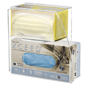 Omnimed 304007 10.5"W x 10"H x 4.63"D Glove and Mask Sanitation Station