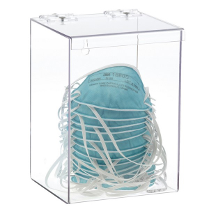 Omnimed 304200 6.75"W x 6.38"H x 5.75"D Acrylic Facemask Dispenser