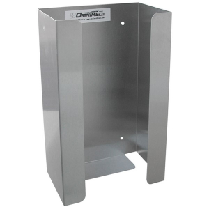 Omnimed 305300-1 5"W x 10"H x 3.5"D Single Stainless Steel Glove Box Holder