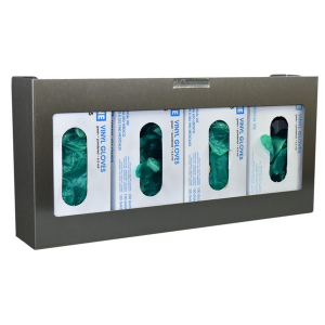 Omnimed 305304-1 21"W x 10"H x 3.75"D Omni Quad Glove Box Holder