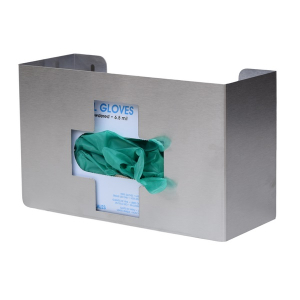 Omnimed 305335 Medical Cross Stainless Steel Single Glove Box Holder