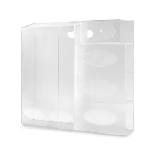 Omnimed 307006 25.5"W x 20.63"H x 4.5"D Acrylic Bulk Medical Isolation Organizer