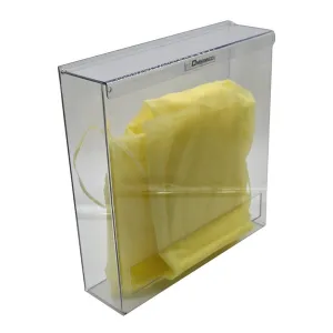 Omnimed 307009 14.63"W x 15.13"H x 4"D Acrylic Single Bulk Gown Dispenser PTEG