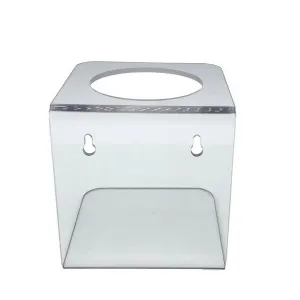 Omnimed 307301 4.5"D Opening Acrylic Wall Mount Wipe Dispenser