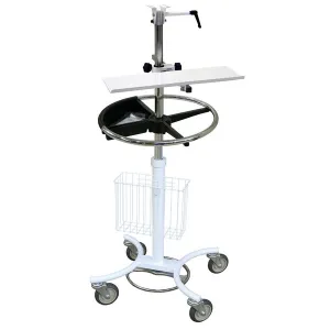 Omnimed 350707 28"W x 46"H x 28"D Laptop Transport Cart
