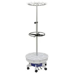 Omnimed 741318 24"W x 108"H x 24"D Blood Filtration Power Lifter