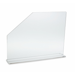 Omnimed 307202 21.25"D x 4.5"W x 18"H Medium Acrylic Splash Guards for Protect Phone and Devices