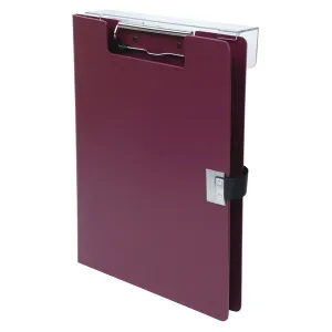 Omnimed 205603-BU 10" x 13" x 2" Burgundy Over-The-Bed Covered Clipboard