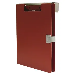 Omnimed 205603-RD 10" x 13" x 2" Red Over-The-Bed Covered Clipboard