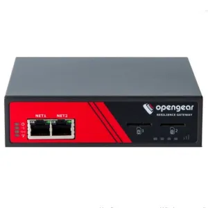 Opengear ACM7004-5-L Console Server 4 Serial Cisco Straight Pinout, ext Power, 1 GbE Ethernet or Fiber SFP & 4 Port GbE Switch, Global LTE-A Pro
