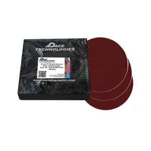 PACE Technologies ALO-2108-P120 8" Diameter P120 Grit Alumina Grinding Paper (Plain Backed) - 100 pcs.