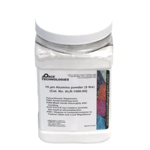 PACE Technologies ALR-1500-05 15 um Alpha Alumina Powder (5 lbs)