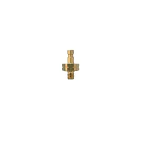 Parker 02SFAF05MXX Series 02 10/32 UNF Brass Plug w/o Valve, Male Thread