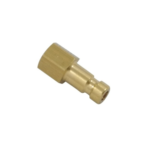Parker 20SFIF05MXX Series 20 10-32 UNF Brass Plug w/o Valve European Profile, ND 2.7, Female, UNF