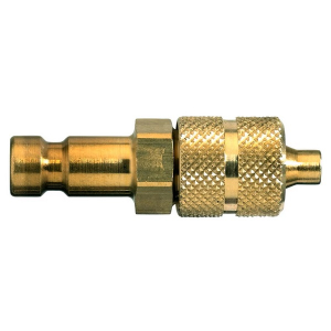 Parker 20SFKO05MXX Series 20 3x5 MM Brass Plug w/o Valve European Profile, ND 2.7, Tube with Hose Nut, w/o Spring Guard