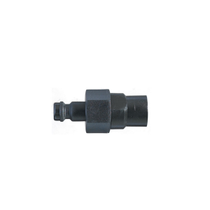 Parker 21SBIW13DPX Series 21 Quick Connect Plug European Profile ND 5 POM Black Female Thread Parallel NBR Double Shut-Off 13 mm