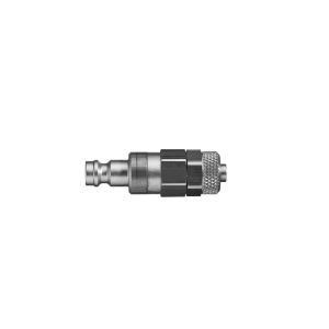Parker 21SBKO06RVX Series 21 Quick Connect Plug European Profile ND 5 Stainless Steel AISI 303 Tube with Hose Nut FKM Double Shut-Off 6 mm