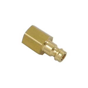 Parker 21SFIN10MXX Series 21 Quick Connect Plug European Profile ND 5 Brass Female NPSF 1/8 in.