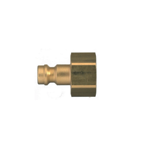 Parker 21SFIW10MXX Series 21 Quick Connect Plug European Profile ND 5 Brass Female BSPP ISO 228 Parallel 1/8 in.
