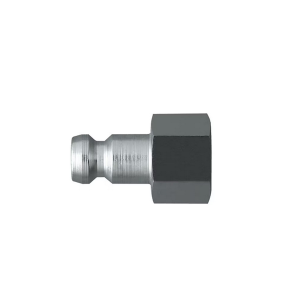 Parker 21SFIW10RXX Series 21 Quick Connect Plug European Profile ND 5 Stainless Steel AISI 303 Female BSPP ISO 228 Straight-Through 10 mm