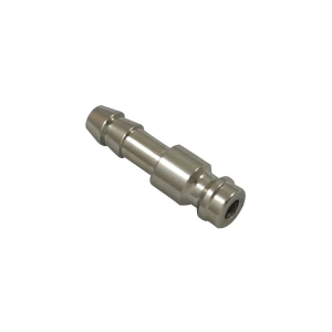 Parker 21SFTF06MXN Series 21 Quick Connect Plug European Profile ND 5 Brass Nickel-Plated Hose Barb Single Shut-Off 6 mm