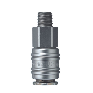 Parker 25KSIN13SPN Series 25 1/2" Steel Safe Coupler, Female NPSF