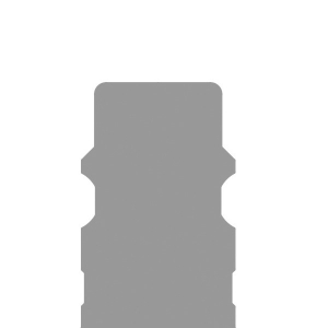 Parker 26KAAN13MPN Series 26 Quick Connect Coupler European Profile ND 7.2 Brass Nickel-Plated NPT Thread ANSI B 1.20.1 Single Shut-Off NBR 13 mm