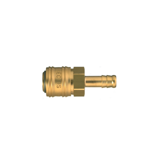 Parker 26KATF10MPX Series 26 Quick Connect Coupler European Profile ND 7.2 Brass Hose Barb Single Shut-Off FKM NBR 10 mm