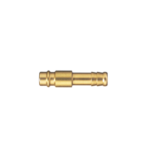 Parker 26SFTF10MXX Series 26 Quick Connect Plug European Profile ND 7.2 Brass Single Shut-Off Hose Barb Straight-Through 10 mm