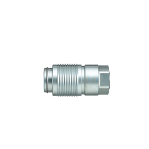 Parker 29KAIW21SPZ Series 29 Quick Connect Coupler Steel Zinc Plated Single Shut-Off Female Thread Parallel NBR 21 mm