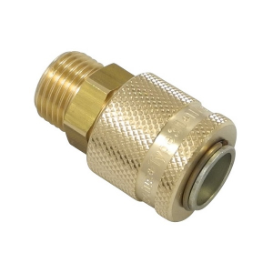 Parker 30KAIN17SPX Series 30 Quick Connect Coupler ISO 6150 B Profile Steel Single Shut-Off NPSF-Thread ANSI B 1.20.3 Perbunan NBR 17 mm
