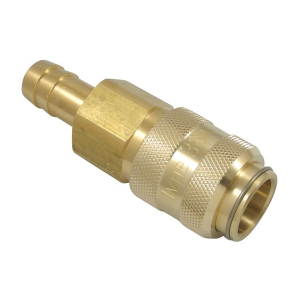Parker 38KBTF19MPX Series 38 Quick Connect Coupler Parker Own Profile Brass Hose Barb Double Shut-Off NBR 19 mm