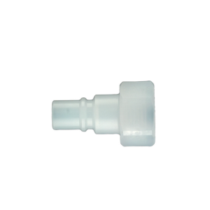 Parker 48SFIW17DXX Series 48 Quick Connect Plug Thermoplastic Parker Profile POM Female Thread Parallel Single Shut-Off 17 mm