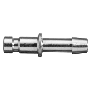 Parker 20SFTF04RXX Series 20 3 mm Straight-Through Stainless Steel AISI 303 Quick Coupling, European profile, ND 2.7, Hose Barb Conn. Type, Plug