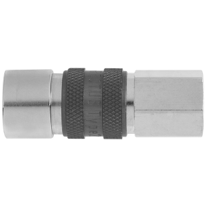 Parker 21KAIW13MPX3 Series 21 1/4" Coded Brass Quick Coupling, Female, BSPP ISO 228 Parallel, European profile, ND 5, NBR Seal, Brown