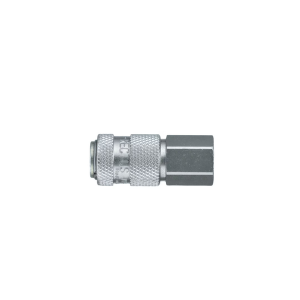 Parker 52KBIW21SPN Series 52 Premium Quick Connect Coupler German Profile Steel Nickel Plated Female Thread Parallel Double Shut-Off NBR 21 mm