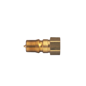 Parker 72SBIW13MPX Series 72 Quick Connect Plug ISO 7241-1 Series B Profile Brass Female Thread Parallel Double Shut-Off NBR 13 mm