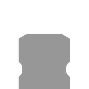 Parker 86KFTF06MSX Series 86 Quick Connect Coupler French Profile Brass Hose Barb Straight-Through Silicone 6 mm